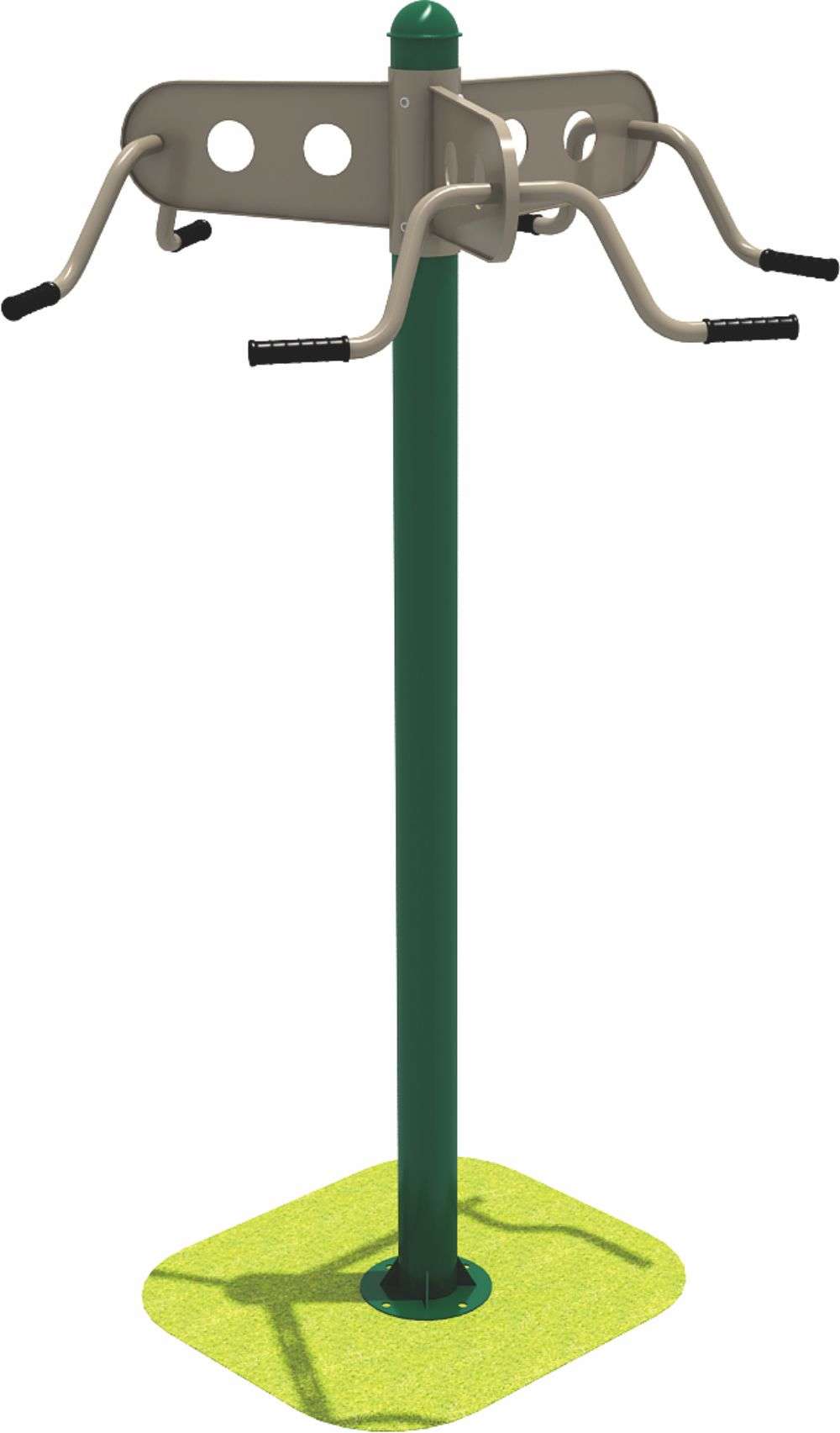 ky开元健身器材 三人引体训