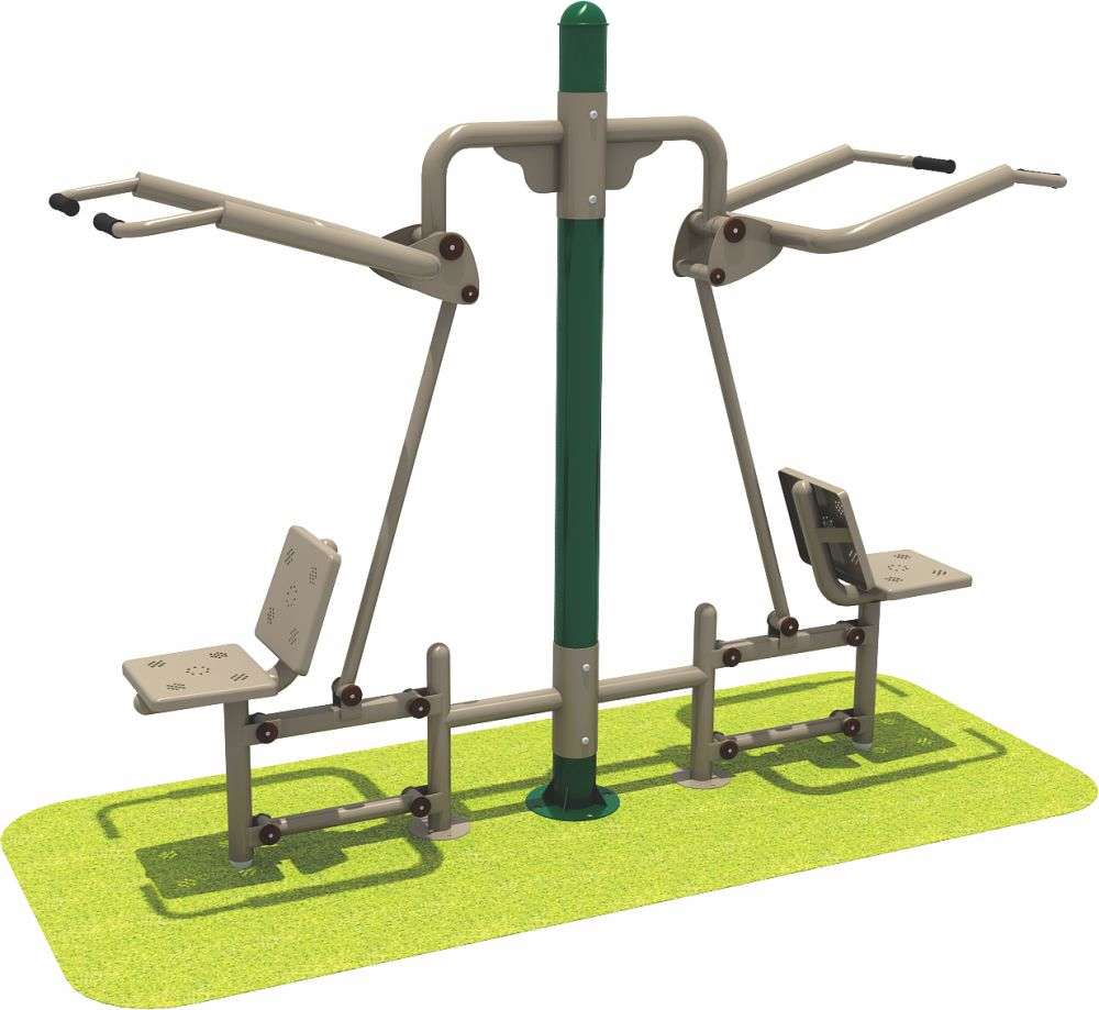 ky开元健身器材 双人坐拉器