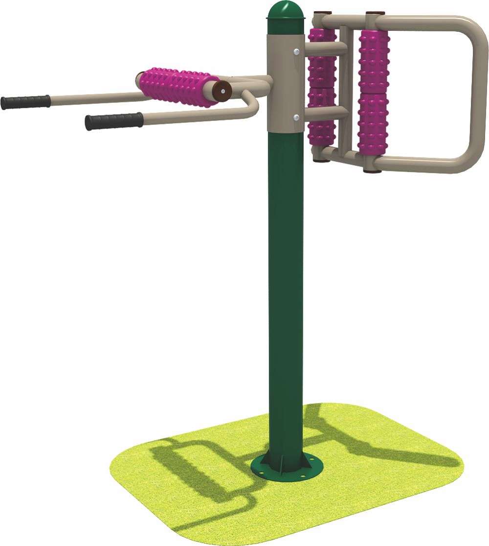 ky开元健身器材 双人腰背按